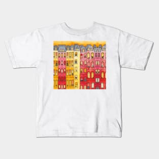 The Cats Sunset Townhouses Kids T-Shirt